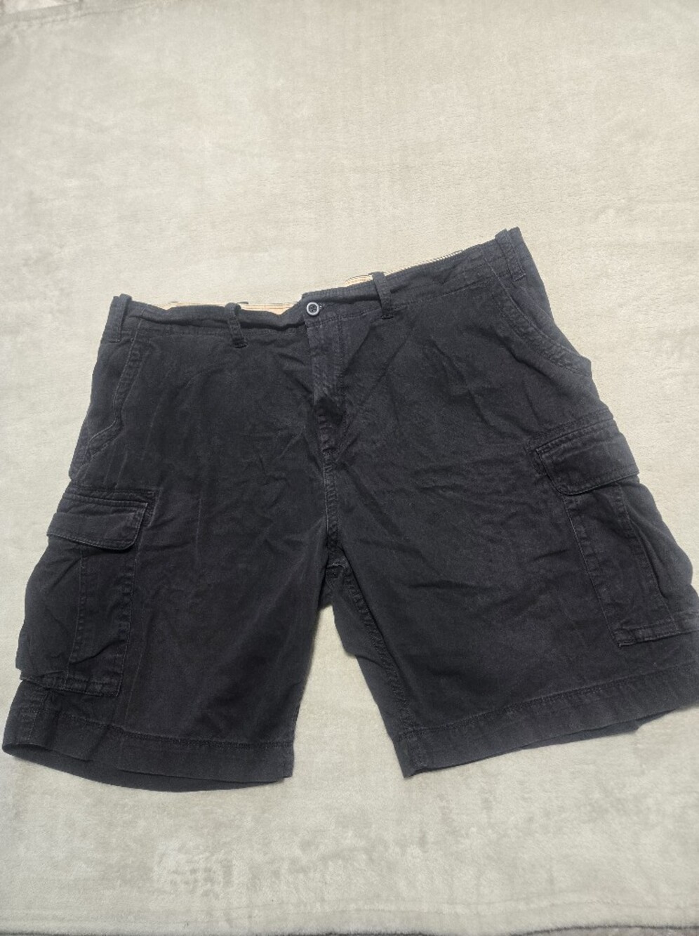 The Foundry Supply Co Black Cargo Shorts Mens Size 46 Utility Shorts